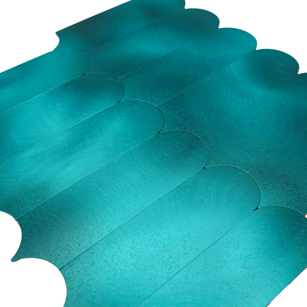 Crédence adhésive | Arc Turquoise | 28,8×29,8 cm