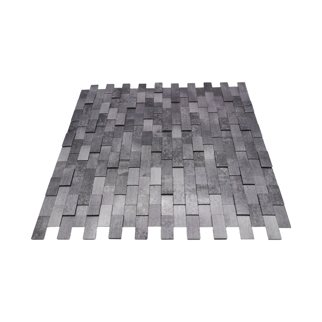 Crédence adhésive | Plaquette 3D Anthracite | 30×29,8 cm