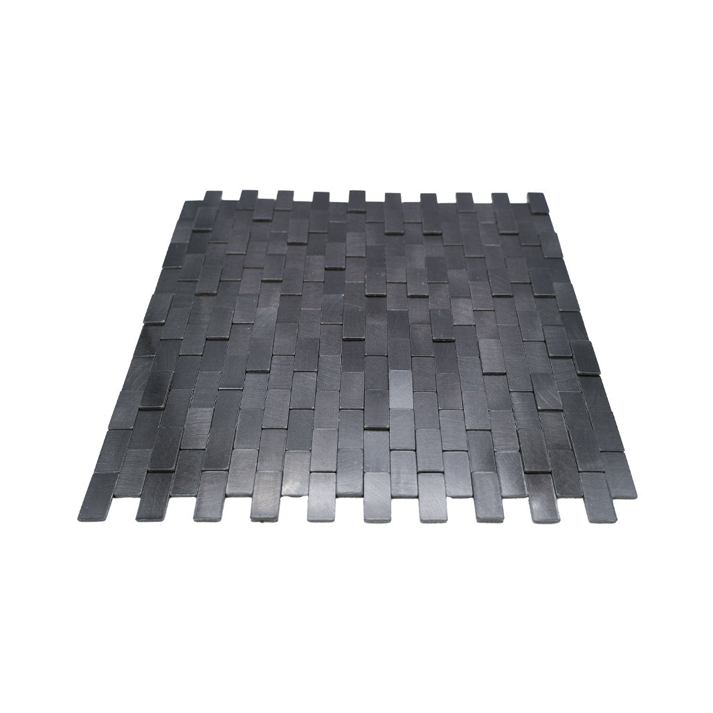 Crédence adhésive | Plaquette 3D Anthracite | 30×29,8 cm