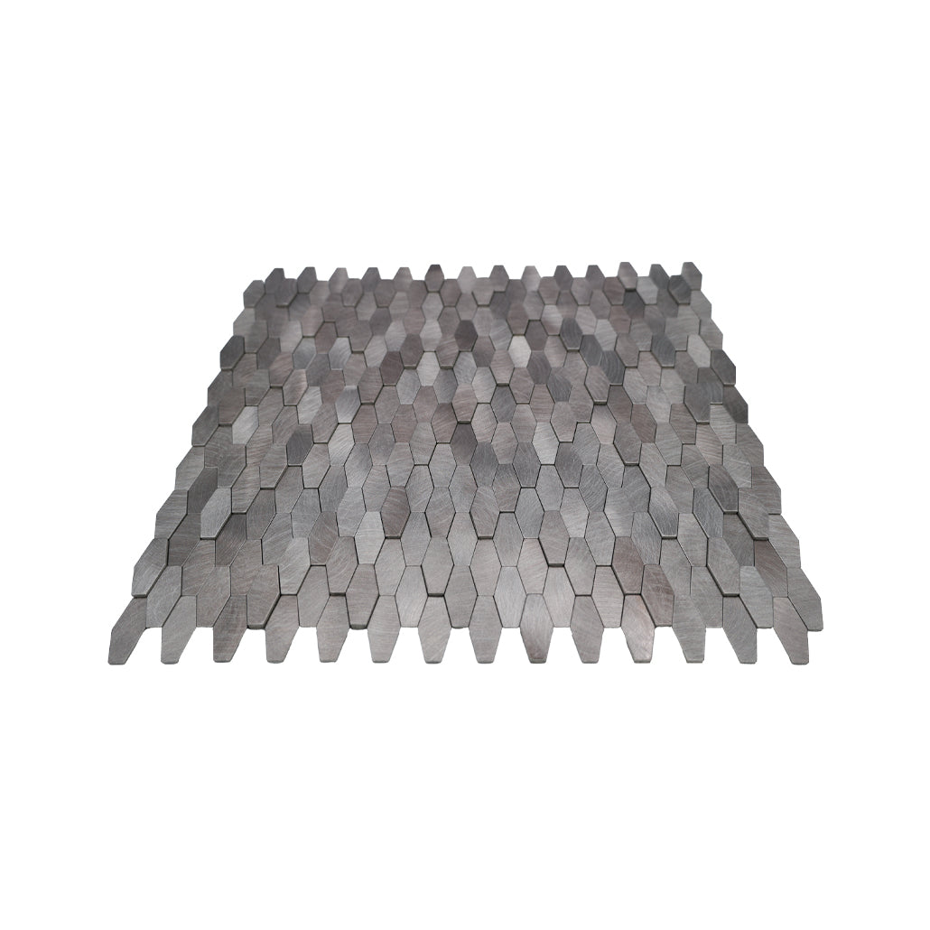 Crédence adhésive | Picket 3D Gris | 31×30 cm