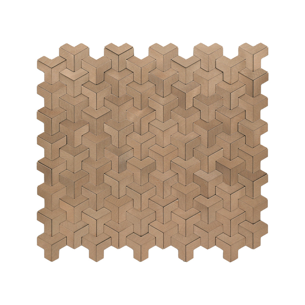 Crédence adhésive | Trifold 3D Naturel | 30,3×28 cm