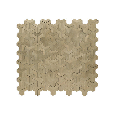 Crédence adhésive | Trifold 3D Or | 30,3×28 cm