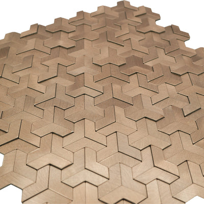 Crédence adhésive | Trifold 3D Naturel | 30,3×28 cm