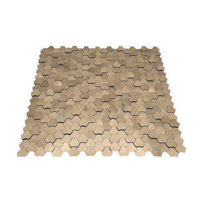 Crédence adhésive | Trilobé 3D Champagne | 30,5×29,6 cm