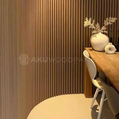 Panneau acoustique en bois | Mocca | De première qualité