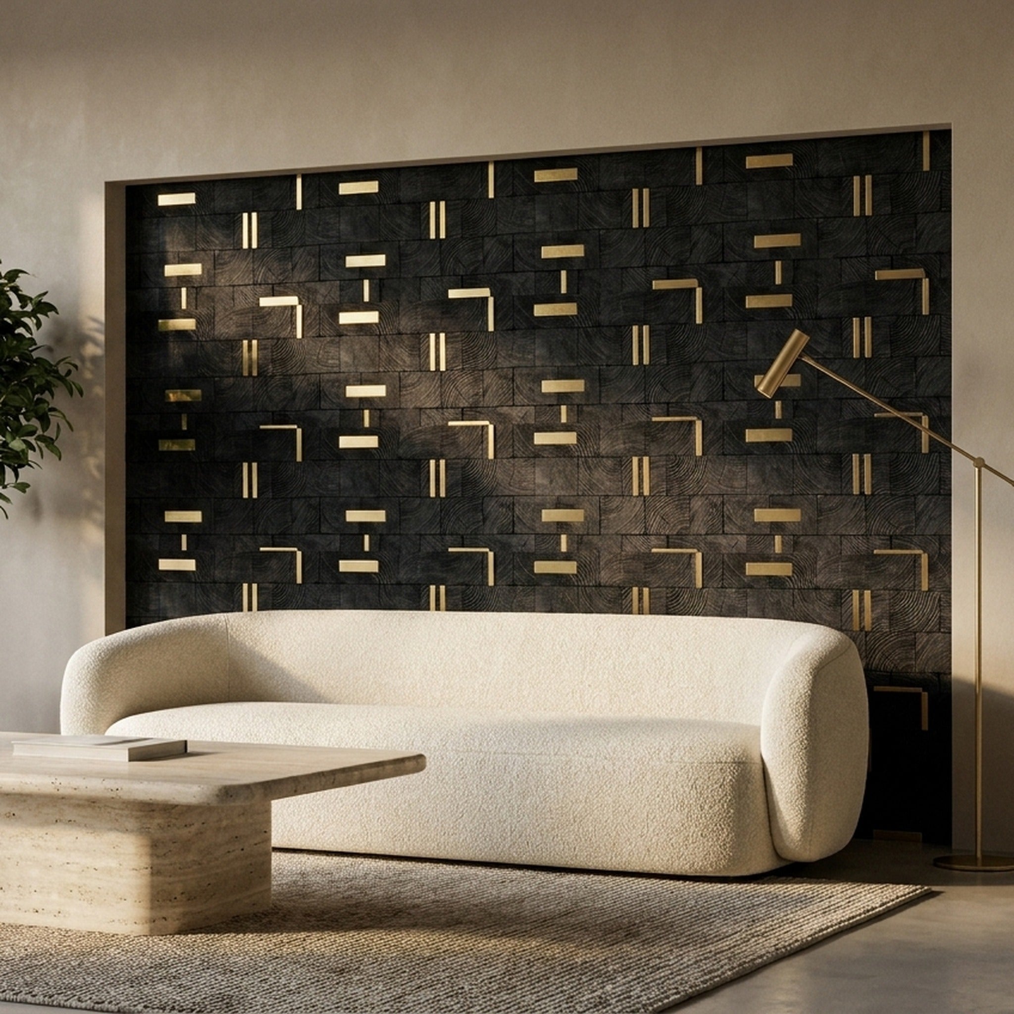 Panneau Bois Décoratif Mural | Pin XL | 30×60 cm