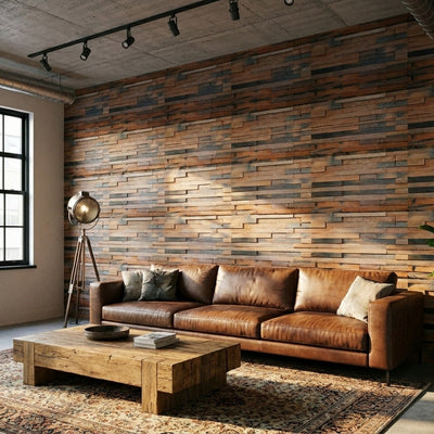 Panneau Bois Décoratif Mural | Shipwood XL | 30×60 cm