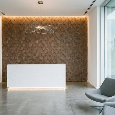 Panneau Bois Décoratif Mural | Noyer Tropical | 26×30 cm