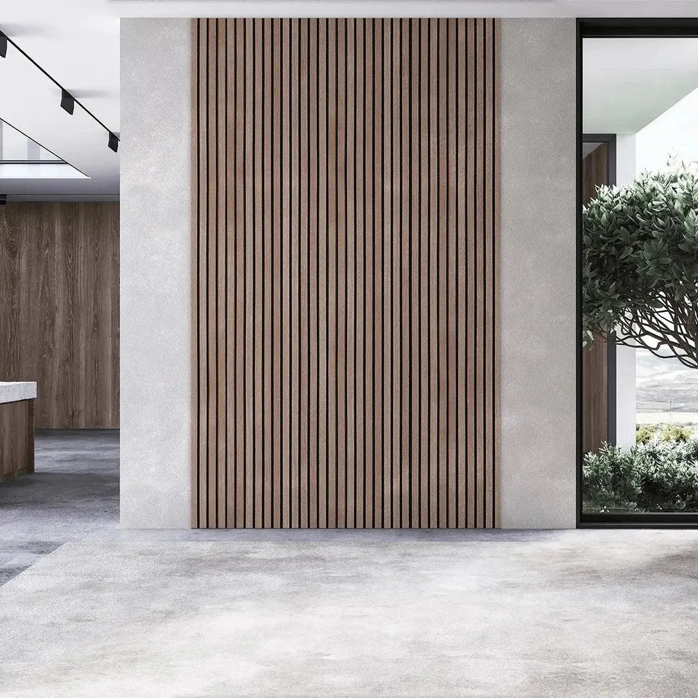 Panneau acoustique en bois | Chêne Fumé | De première qualité