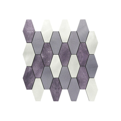 Crédence adhésive | Picket Violet | 30×30 cm