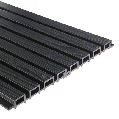 Panneau Bois Extérieur Noir 290CM | Façade | Jardin | Texture 3D