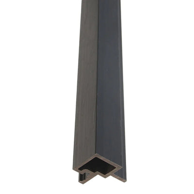 Cornière Panneau Extérieur Noir 290CM | Façade | Jardin | Texture Bois 3D