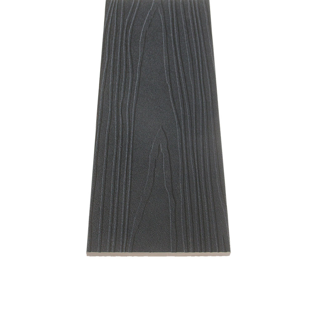 Planche de Bordure Panneau Bois Extérieur Noir 290CM | Façade | Jardin | Texture 3D
