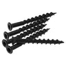 Vis Panneau Bois Extérieur Noir - 100 pcs.