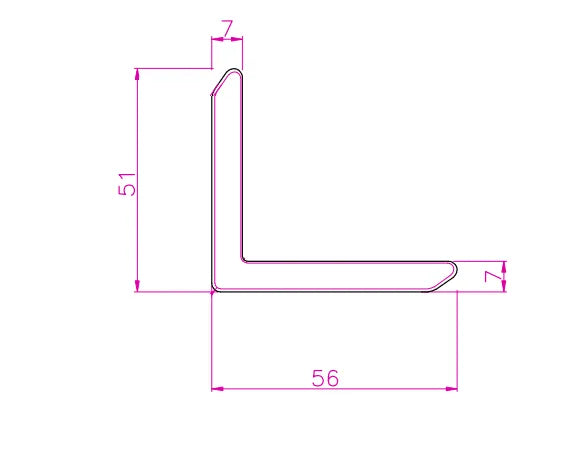 Profil de Finition Panneau Extérieur Bouleau 290CM | Façade | Jardin | Texture Bois 3D
