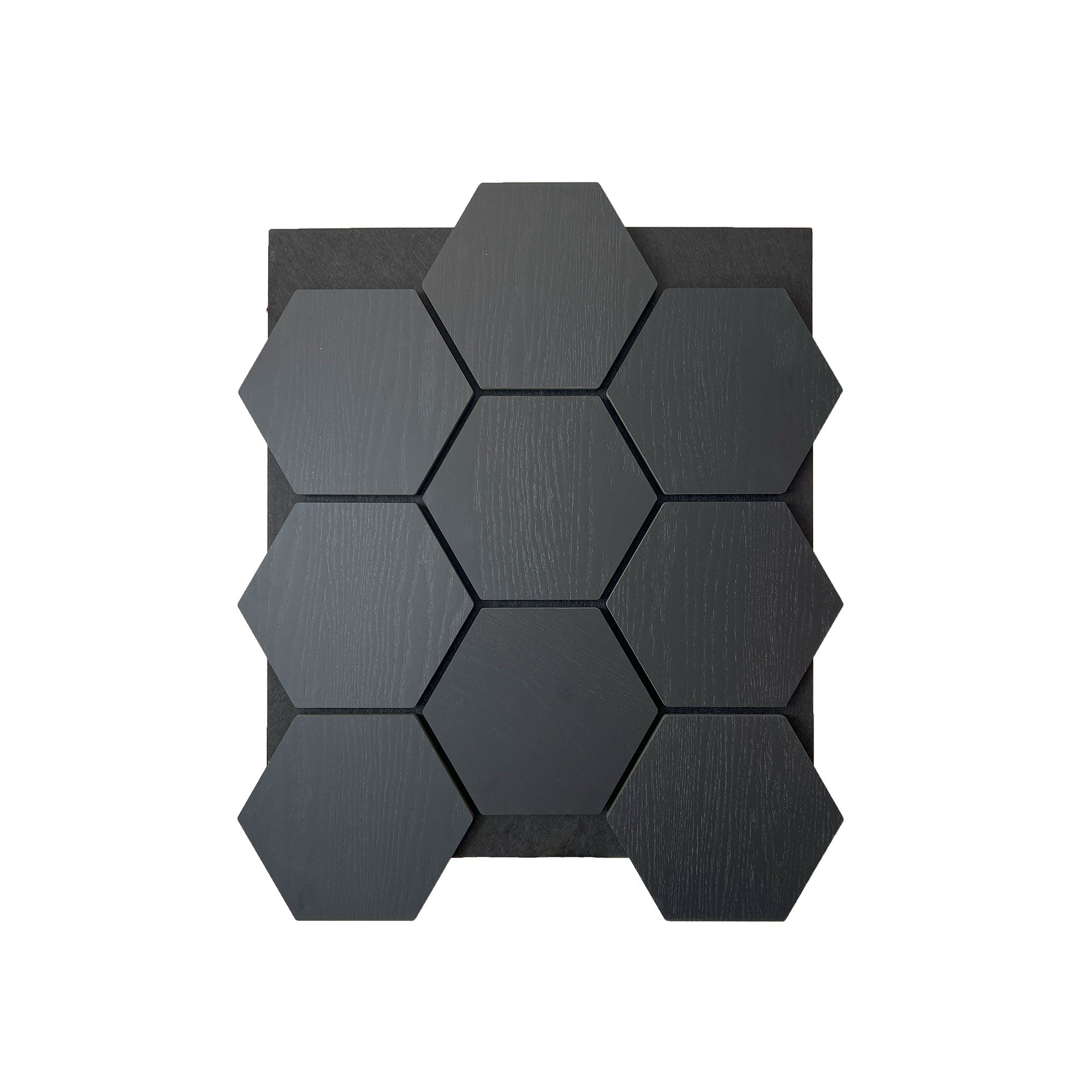 Panneau Mural Hexagonal | Noir 81 cm | Acoustique
