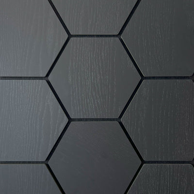 Panneau Mural Hexagonal | Noir 81 cm | Acoustique