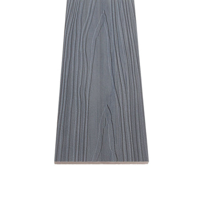 Planche de Bordure Panneau Bois Extérieur Gris Pierre 290CM | Façade | Jardin | Texture 3D